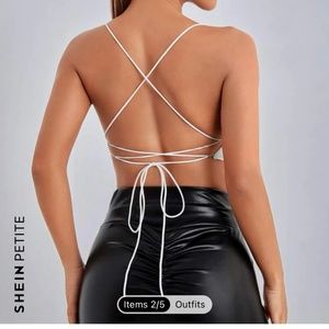 SHEIN tops, 2 summer tops, 1 light sweater